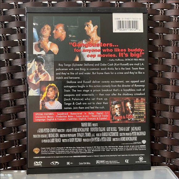 Tango & Cash dvd Movie - Picture 2 of 3